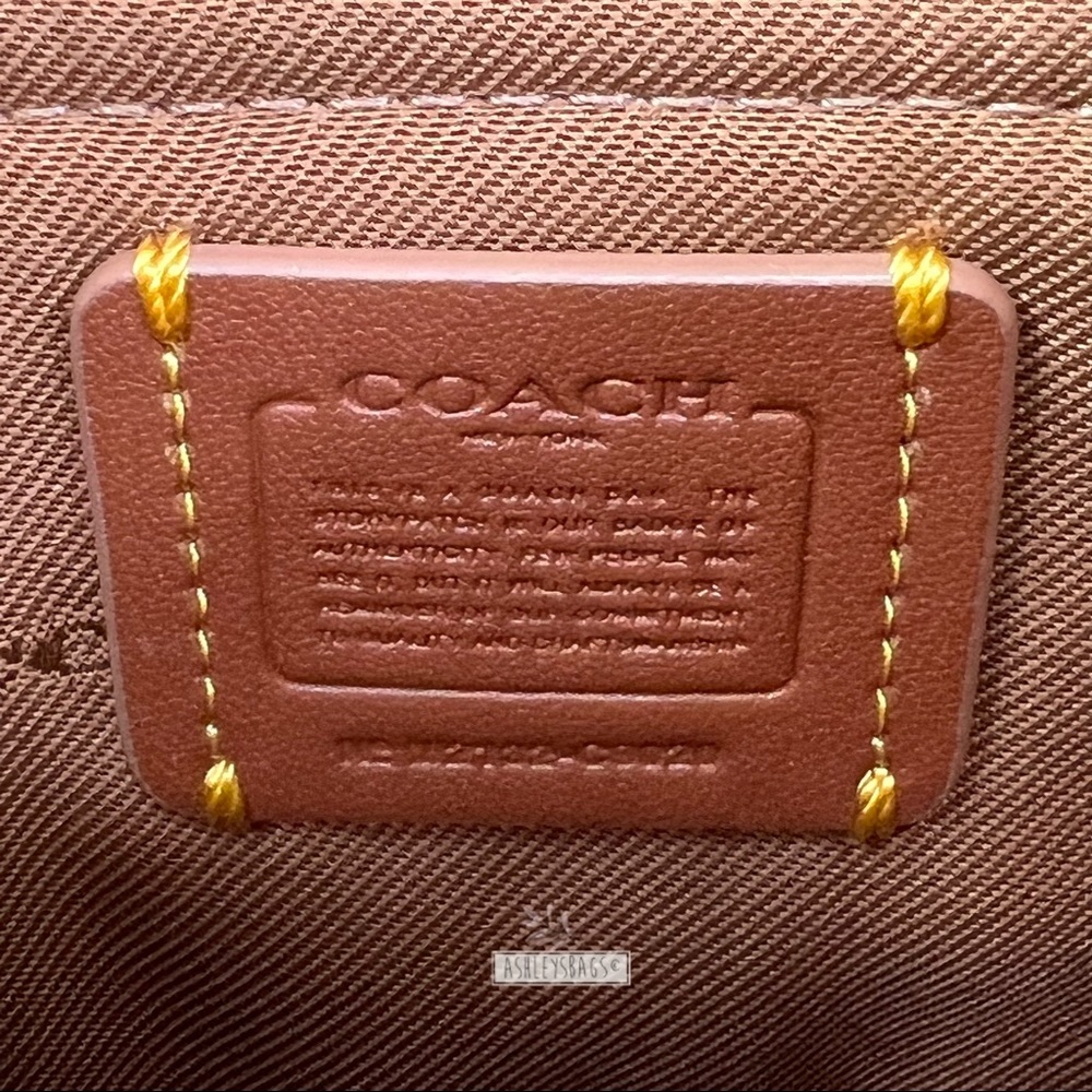 Coach Kitt Messenger Crossbody With Floral Print - Picture 9 of 11